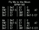 【アドリブ練習用】Fly Me to the Moon【ボサノヴァ】