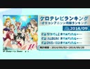 アニソンランキング　2014年9月【ケロテレビランキング】