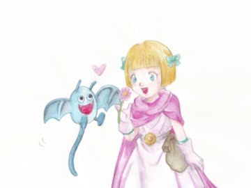 樹脂粘土でドラキー修正版【ドラクエ】