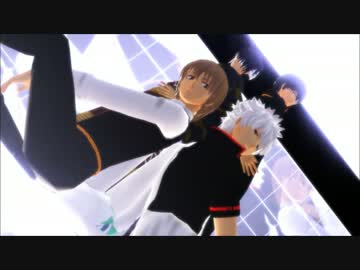【MMD銀魂】銀さんたちで「疑心暗鬼」４人でフォーメーション組んでみた