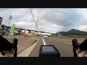【車載動画】しまなみ海道サイクリング【ロードバイク】