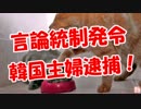 【言論統制発令】 韓国主婦逮捕！