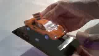 光るミニカー（CM'S 1/64 カウンタックLP400）