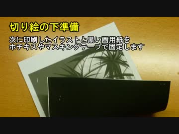 【切り絵】志々雄さまを切りながら切り絵のやり方説明