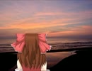 夏の夕暮れ神社.R-TYPE
