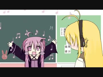 【手描きトレス】結月ゆかりでアッーウッウッイネイネ【らき☆すたMIX】