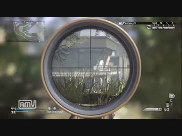 PS4 COD ゴースト　枯れた声で実況プレイ～弾幕スナイパーＭＲ２８〜