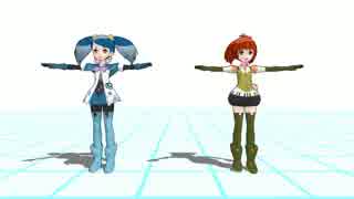 【MMD】「Run Diva Run」のダンスを勝手に補完してみた