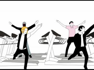 【手描き】MSSPにルームランナーで遊んでもらった