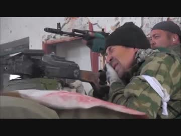 ウクライナ　ドネツクの空港に対する親ロ派民兵の強襲