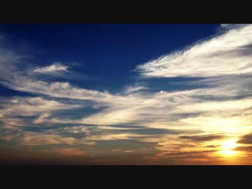 iPhone5で朝日をタイムラプスしてみた。