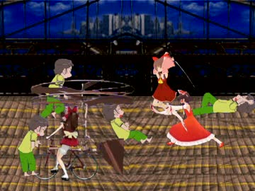 スタントマンと化したSZKBB