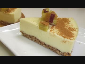 【362作】さつま芋チーズケーキ作ってみた【お菓子作成】