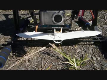 ナウシカのメーヴェを実写化!!メーヴェでわらアートの上を飛んでみたっ!