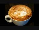 バリスタのカプチーノ