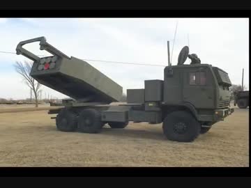 海兵隊のHIMARS（高機動砲兵ロケットシステム）訓練