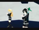 Bad Apple (MMD) - Nagone Mako, Amane Luna