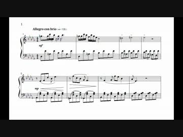 ピアノ用自作曲　頭に段ボール箱がはまっちゃったキリン