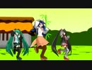 【MMD】涼子ｐとミユと雑音さんの妹で『リアルワールド』