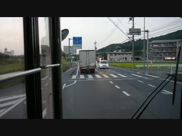 【前面展望】児島駅ー倉敷駅③【下電バス・天城線】