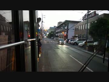 【前面展望】児島駅ー倉敷駅④【下電バス・天城線】