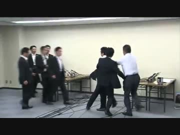 乱闘寸前！　橋下VS在特会桜井の直接対決！！