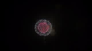 2014.10.18 （熊本）八代花火　昇曲導八重芯金閃花散華冠菊