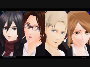 【進撃のMMD】被害妄想携帯女子（笑）