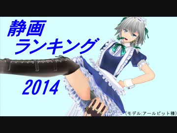 【一般】東方キャラ静画ランキング２０１４