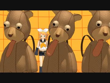 【MMD】変なぬいぐるみ(物理)テスト