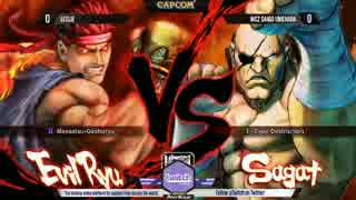 CapcomProTourAsiaFinals Day2第7試合 ウメハラ vs Leslie ウル4