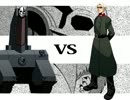アカツキ電光戦記AAガチ撮り　なぎさ(電光戦車) VS のみこ(ゾルダート) OP