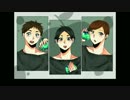 【手描きHQ】鉄壁3人でB/a/d/ A/p/p/l/e!!【合唱】