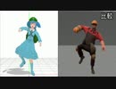 【MMD】TF2エンジニアの罵倒モーションをトレースしてみた