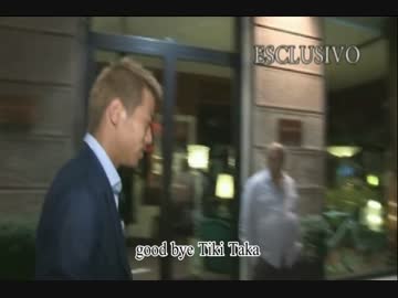 サッカー番組「Ｔｉｋｉ　Ｔａｋａ」にパパラッチされる本田圭佑