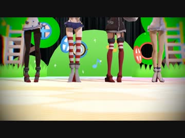 【MMD艦これ】　動物系艦娘って‥パンツまるみ‥　(フィギア風）　【MMD】