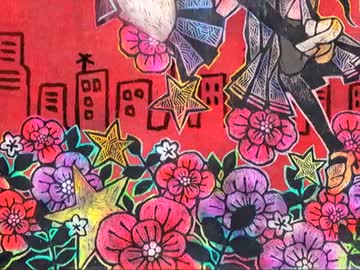 【絶対絶望少女】スクラッチ画メイキング【描いてみた】