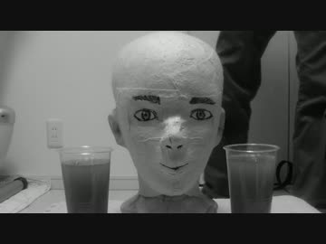 ダミーヘッドで泡の音と耳を塞ぐ音を出してみた。