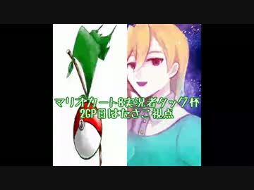 【マリオカート8】実況者タッグ杯 はたさこ視点 2GP目【実況】