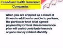 Critical illness Insurance Ontario