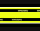 nc100141　背景素材　『WARNING』　