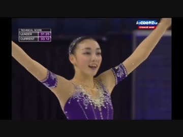本郷理華 フィギュア スケートカナダ SP(2014.11.1) ロシア語実況