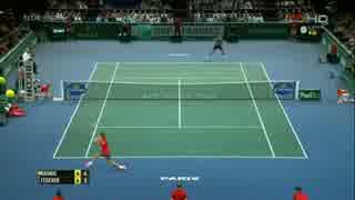 【ATPマスターズシリーズ Paris 2014】Federer Vs Raonic