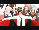【MMD艦これ】荒北提督と艦娘の被害妄想携帯女子（笑）【ペダルMMD】