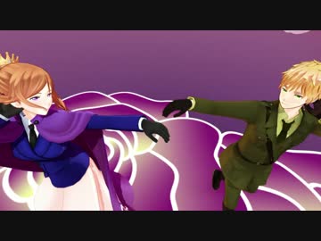 【APヘタリアMMD】MAD HEAD LOVE【眉毛と仏姉さん】