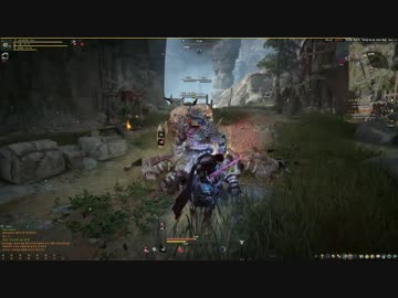 新作MMORPG黒い砂漠　ウォーリアー４６LV　狩り