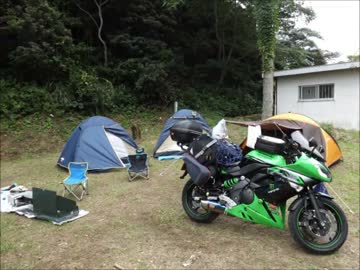 中型免許を取ったからバイクを買うよ！35話　野郎×3キャンツー編その4 終