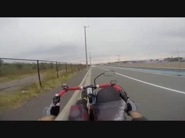 リカンベント自転車カメラマウント・テスト（ヘルメット）