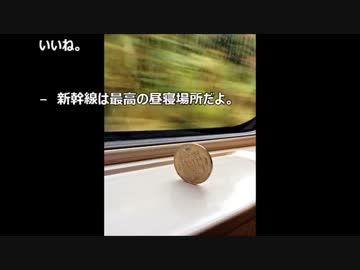 外国人「信じられない・・」新幹線の乗り心地の良さを表す写真に