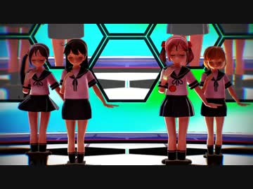 【艦これMMD】第七駆逐隊で「金曜日のおはよう」